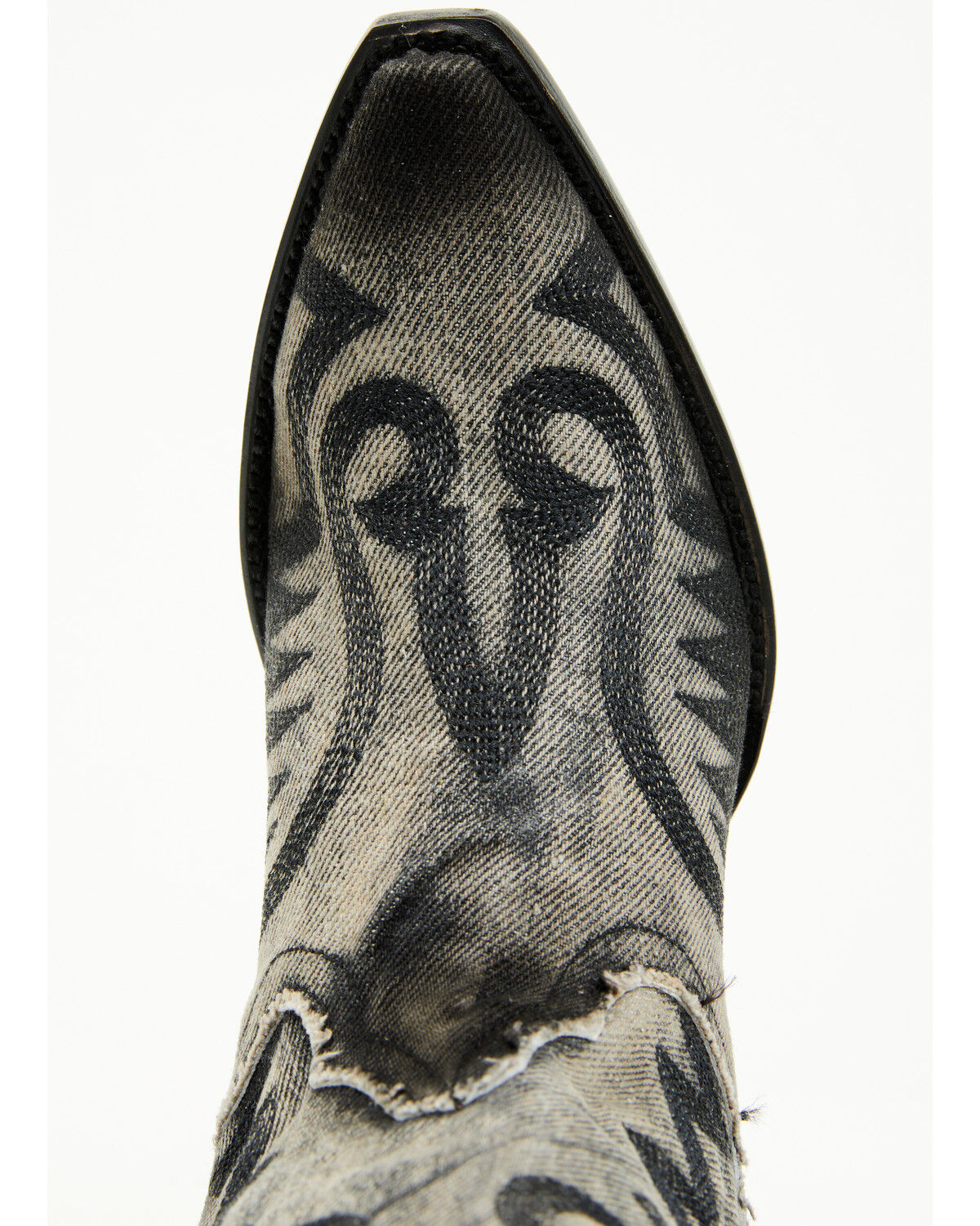 Botas Femininas Dan Post Denim Darlin' Tall Western - Biqueira cortada
