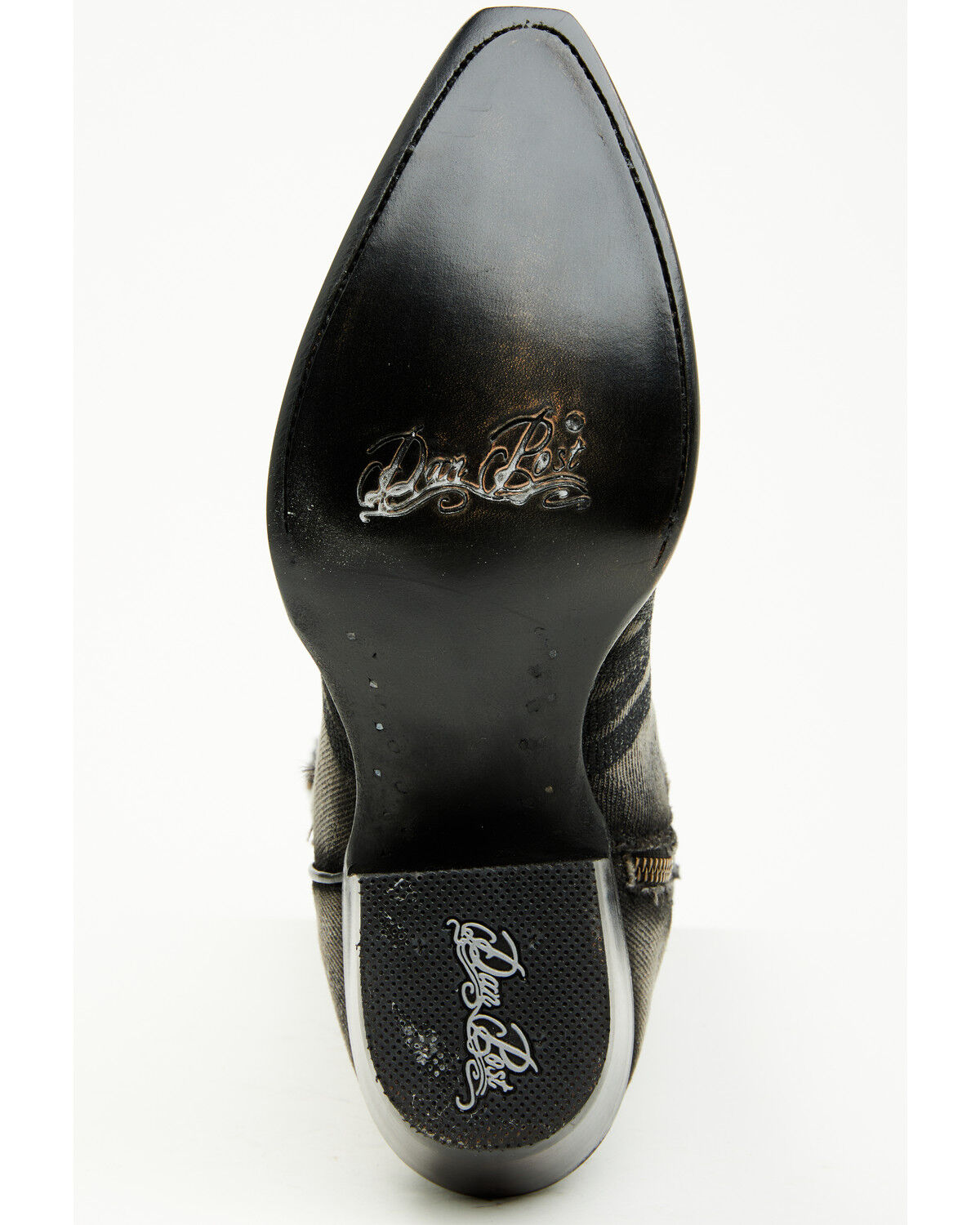 Botas Femininas Dan Post Denim Darlin' Tall Western - Biqueira cortada