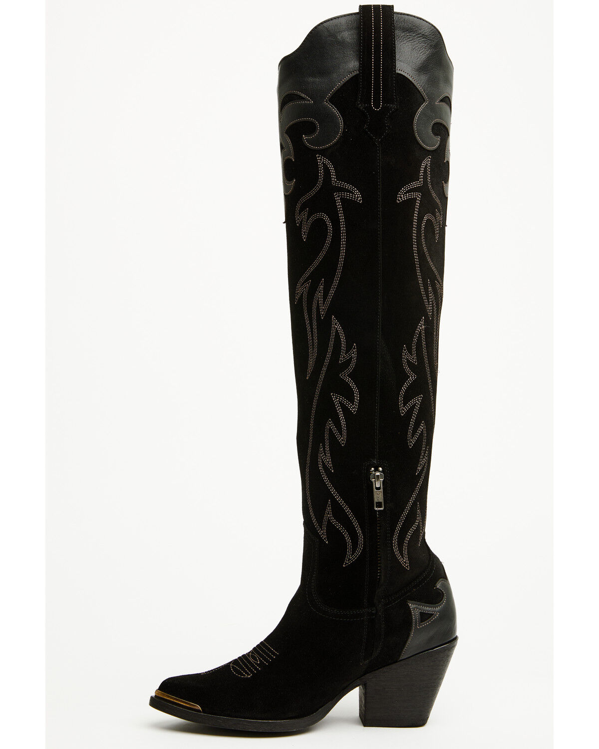 Botas Femininas Idyllwind Cordero Suede Tall Western - Bico redondo
