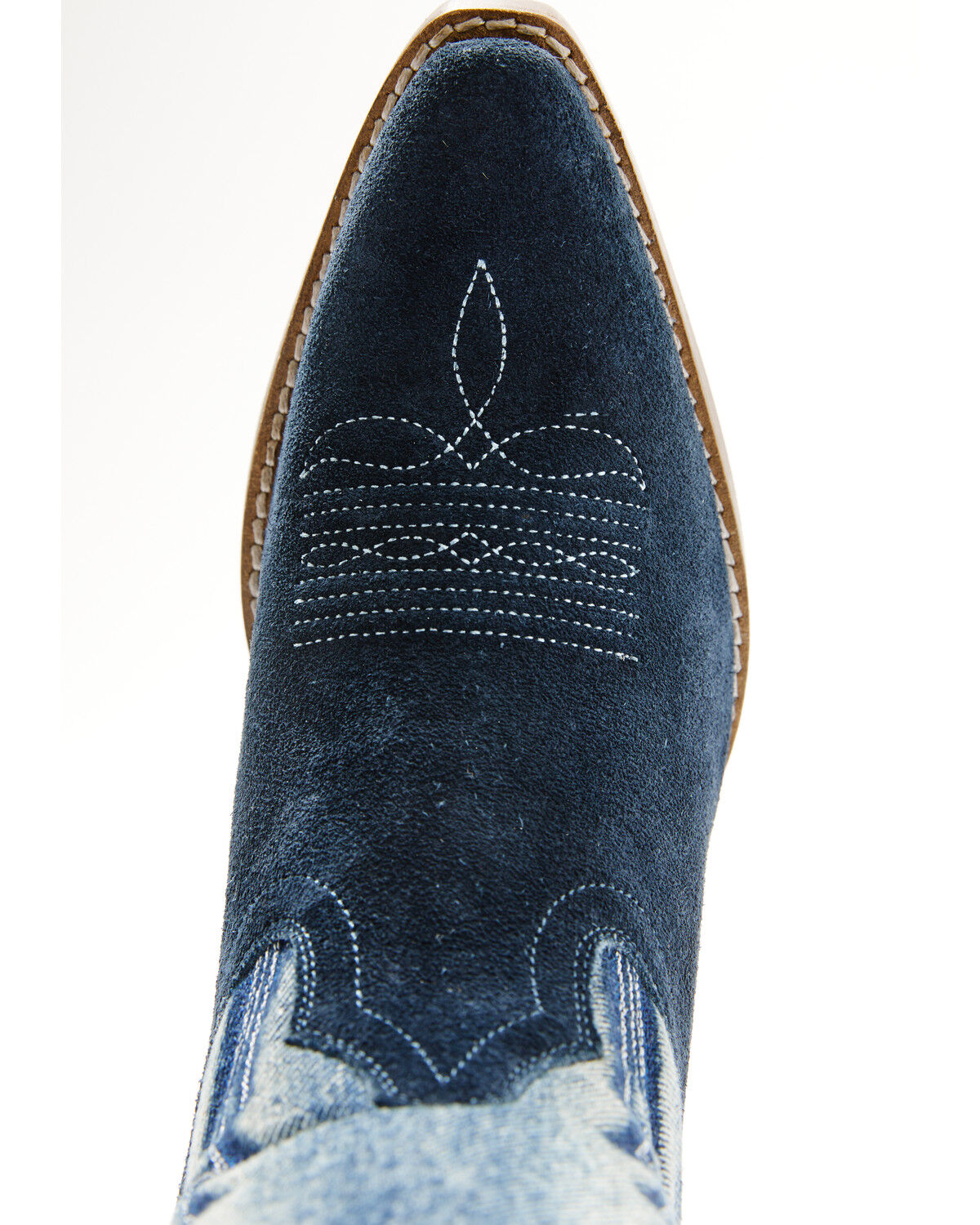 Botas Femininas Idyllwind Sawtelle Denim Western de cano alto - bico fino
