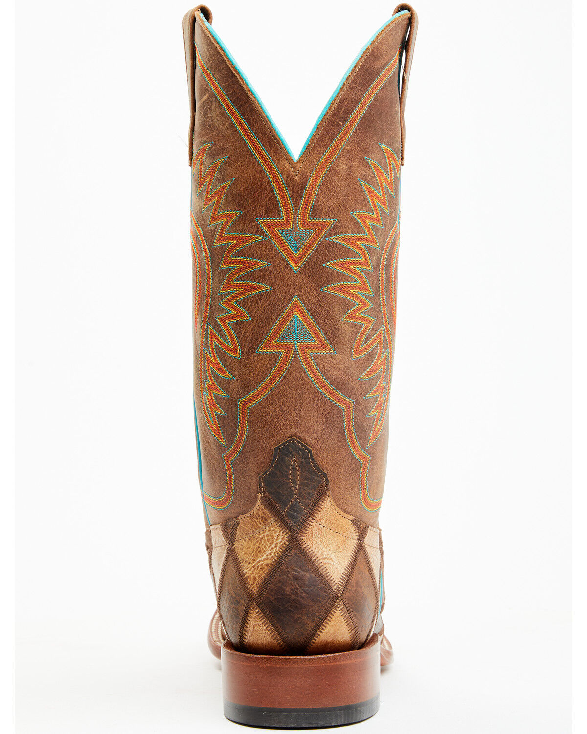 Botas Western Masculinas Horse Power Patchwork - Bico Quadrado