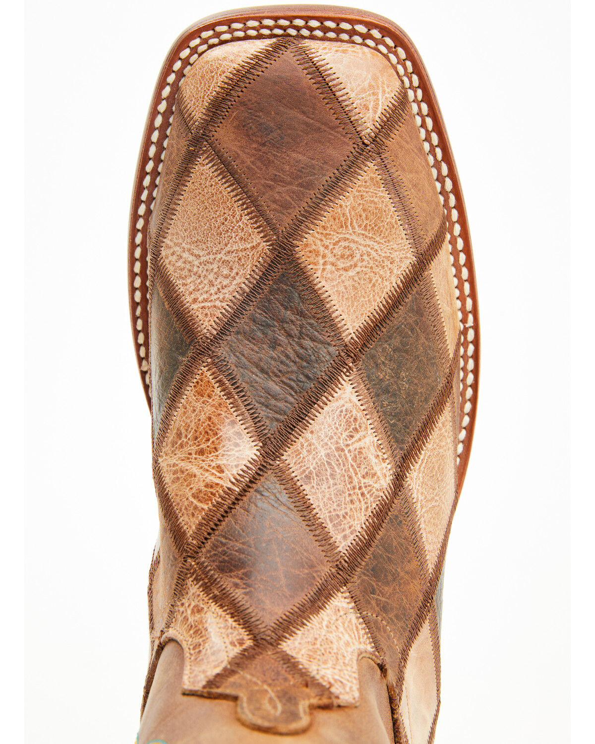 Botas Western Masculinas Horse Power Patchwork - Bico Quadrado