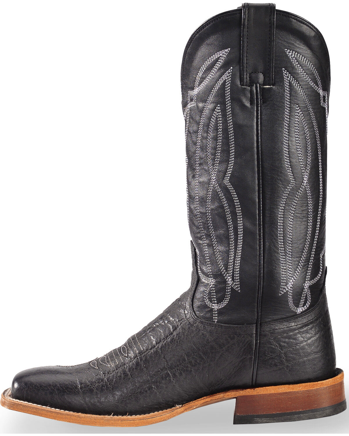 Botas Masculinas estilo western Tony Lama com cano baixo e bico quadrado