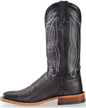 Botas Masculinas estilo western Tony Lama com cano baixo e bico quadrado