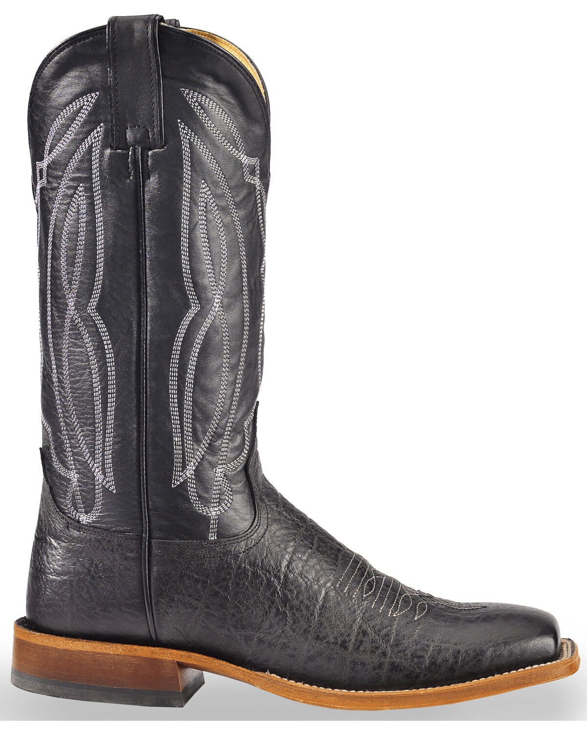 Botas Masculinas estilo western Tony Lama com cano baixo e bico quadrado