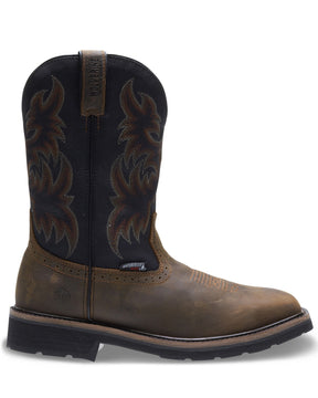 Botas de Trabalho Wolverine Rancher Wellington impermeáveis masculinas - Biqueira de aço