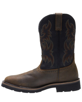 Botas de Trabalho Wolverine Rancher Wellington impermeáveis masculinas - Biqueira de aço