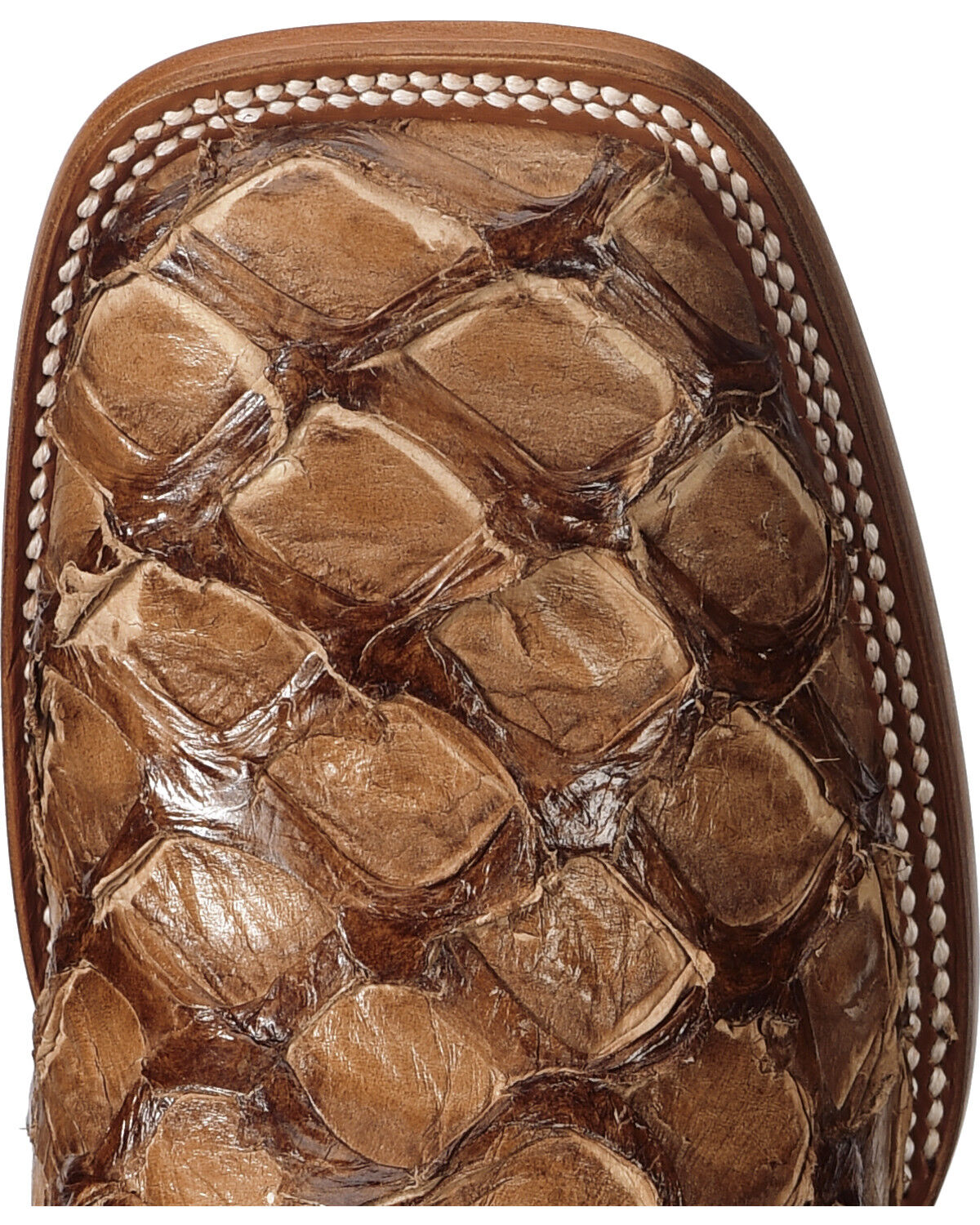 Botas Exóticas Pirarucu Masculinas Cody James - Bico Largo e Quadrado