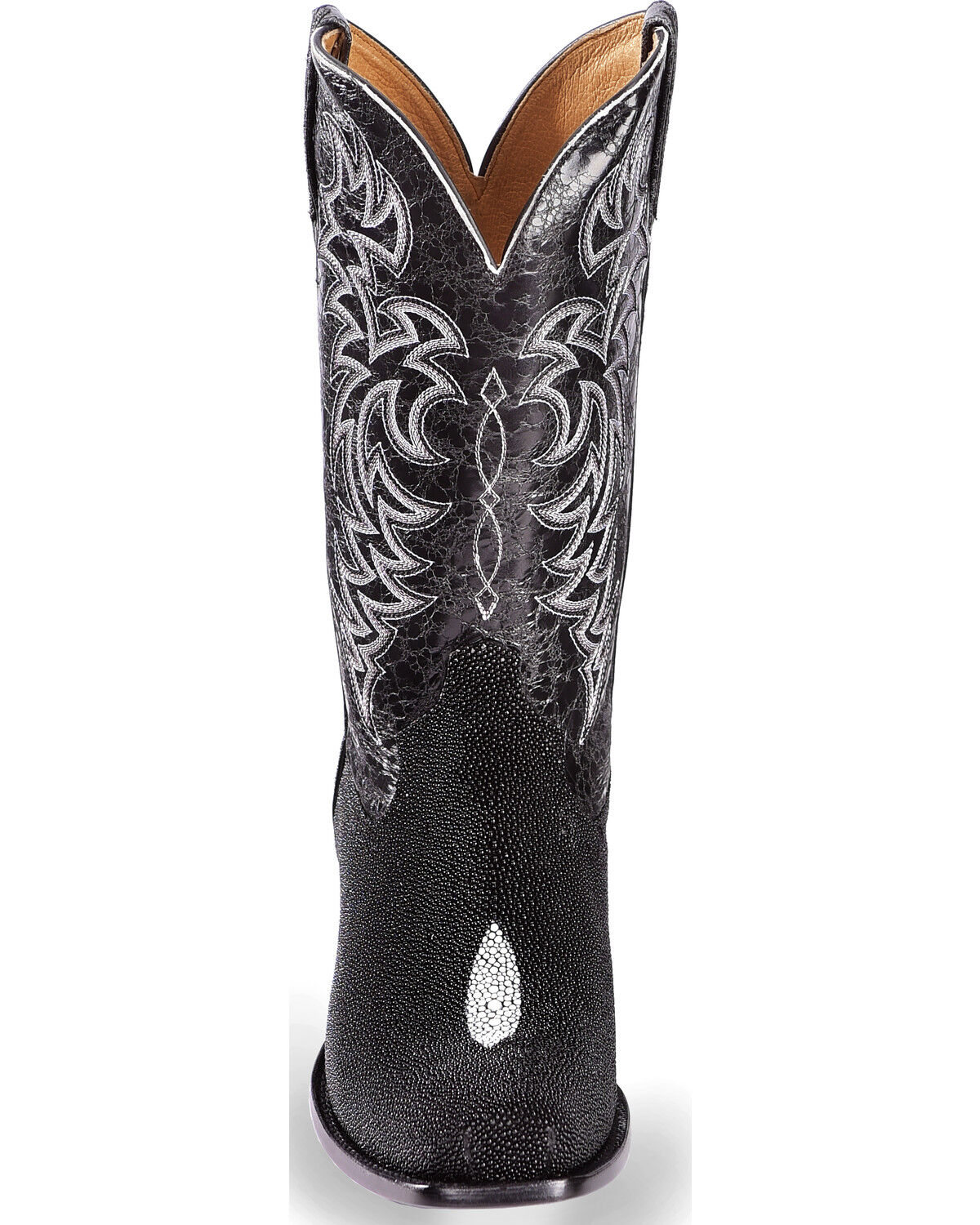 Botas Exóticas Stingray Masculinas Moonshine Spirit - Bico Quadrado