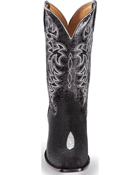 Botas Exóticas Stingray Masculinas Moonshine Spirit - Bico Quadrado