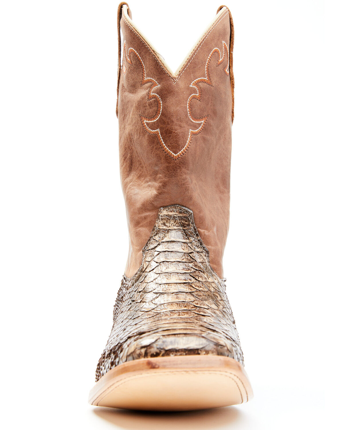 Botas Masculinas estilo Western Python Exotic da Cody James - bico quadrado largo