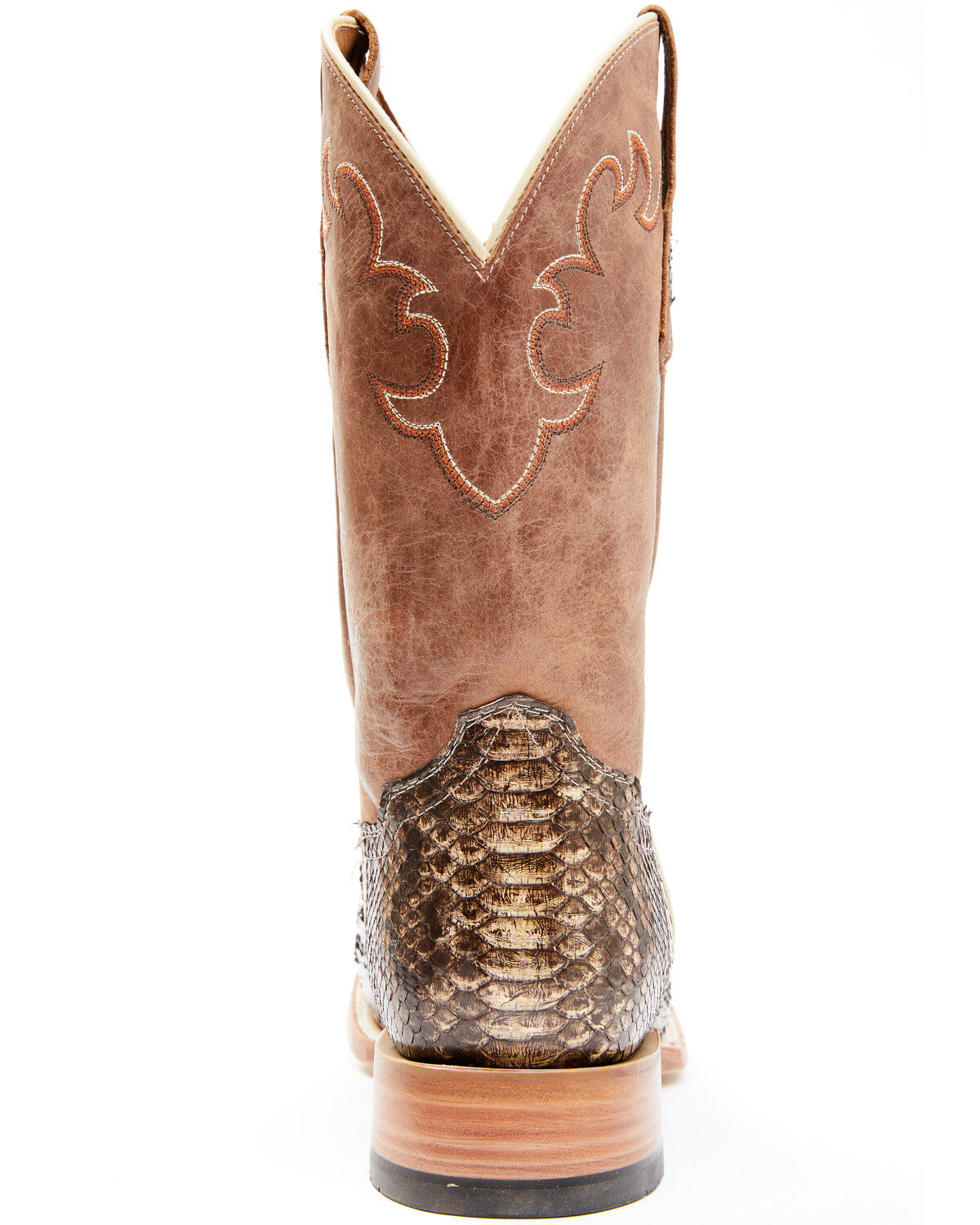 Botas Masculinas estilo Western Python Exotic da Cody James - bico quadrado largo