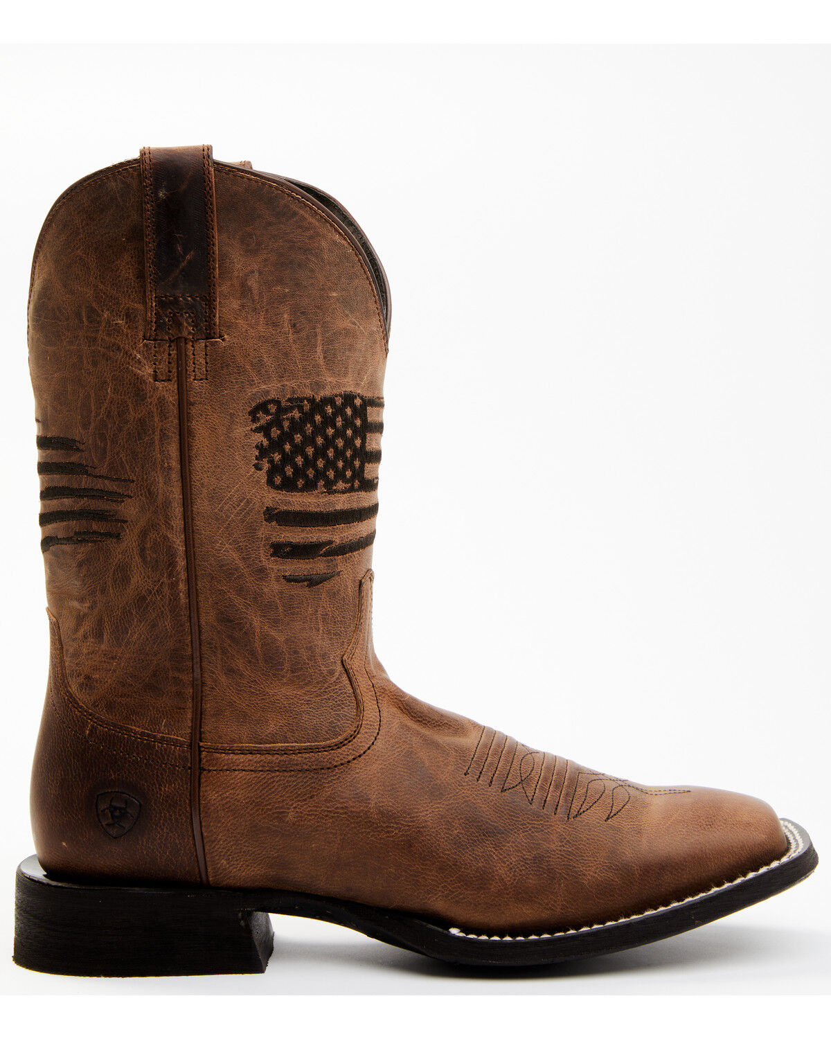 Botas Masculinas Ariat Circuit Patriot Western - bico quadrado largo