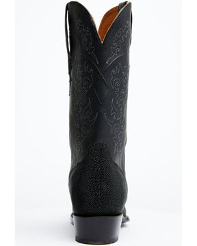Botas Exóticas Stingray Masculinas Moonshine Spirit - Bico Quadrado