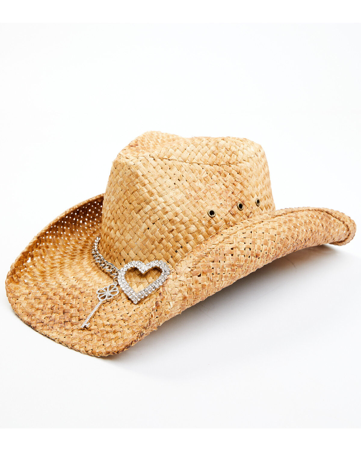 Chapéu Cowboy de palha Shyanne Feminino Key To My Heart