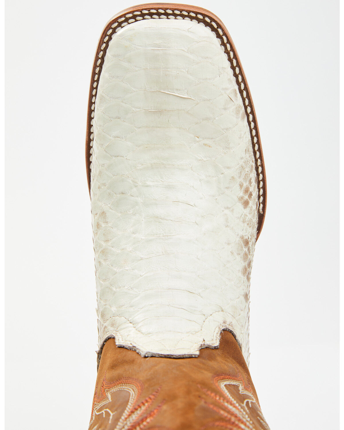 Bota Western Exótica Bone Python Masculina Cody James - Bico Largo e Quadrado