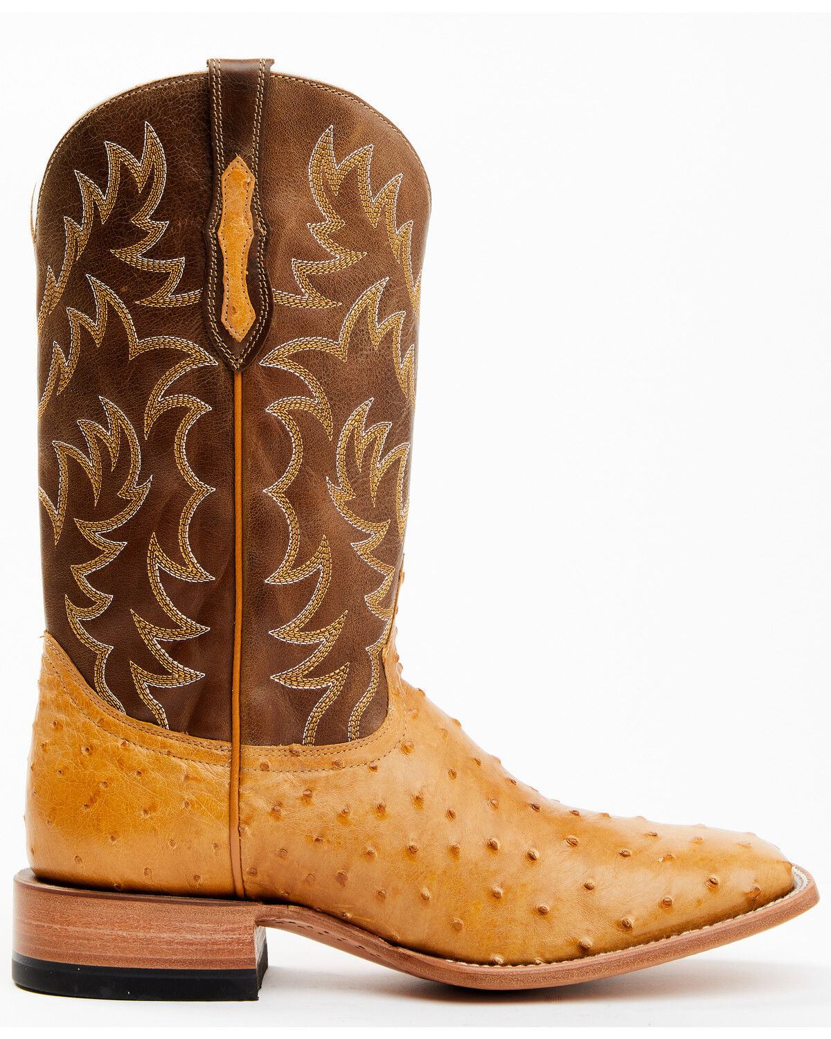 Botas Masculinas exóticas de estilo Western com bico quadrado e bico largo Cody James