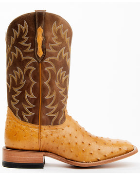 Botas Masculinas exóticas de estilo Western com bico quadrado e bico largo Cody James
