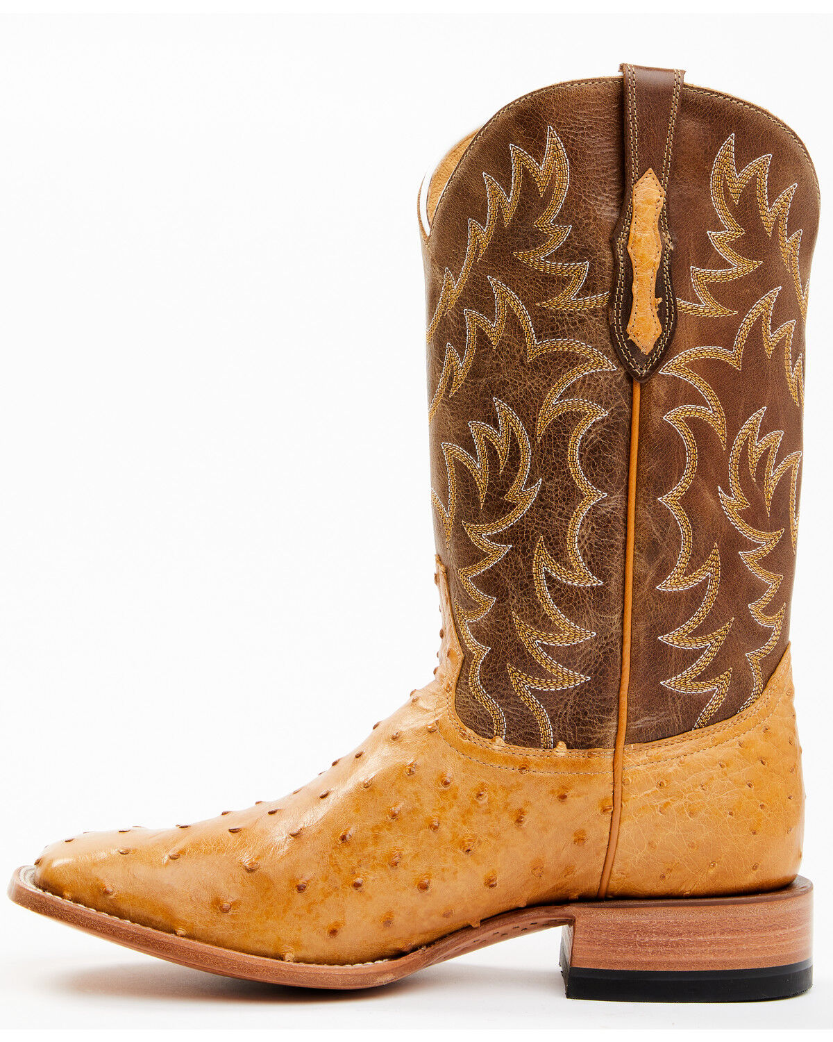 Botas Masculinas exóticas de estilo Western com bico quadrado e bico largo Cody James