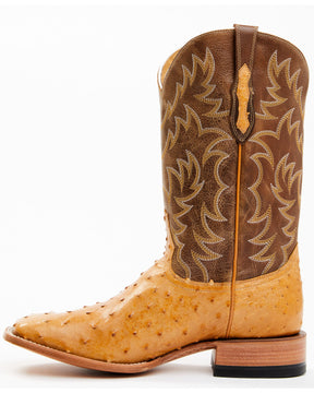 Botas Masculinas exóticas de estilo Western com bico quadrado e bico largo Cody James