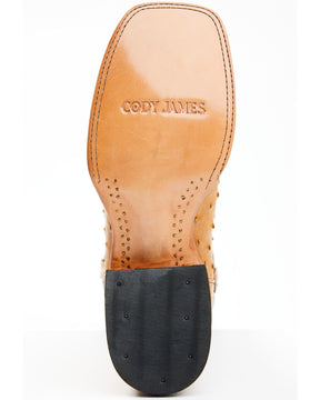 Botas Masculinas exóticas de estilo Western com bico quadrado e bico largo Cody James