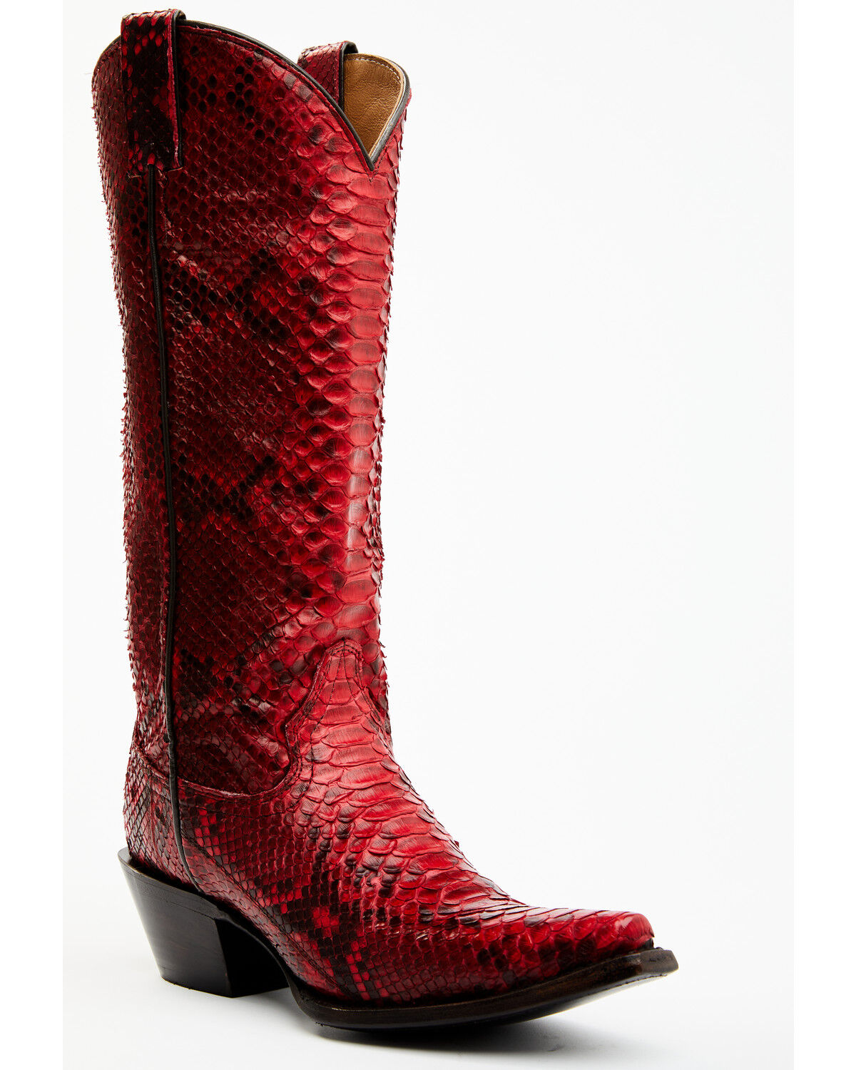 Botas Femininas Idyllwind Slay Exotic Python Tall Western - Biqueira Achatada