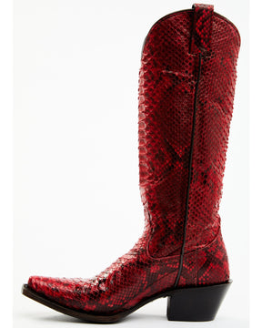 Botas Femininas Idyllwind Slay Exotic Python Tall Western - Biqueira Achatada