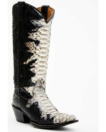 Botas Femininas Idyllwind Slay Exotic Python Tall Western - Biqueira Achatada