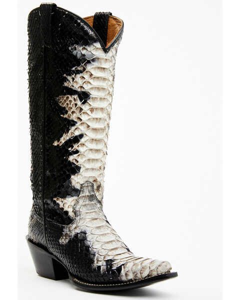 Botas Femininas Idyllwind Slay Exotic Python Tall Western - Biqueira Achatada