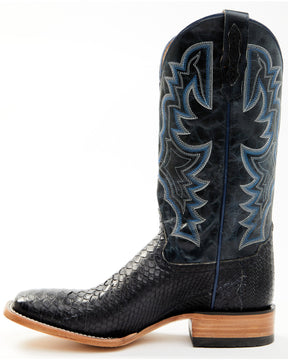 Botas Masculinas estilo Western Python Exotic da Cody James - bico quadrado largo