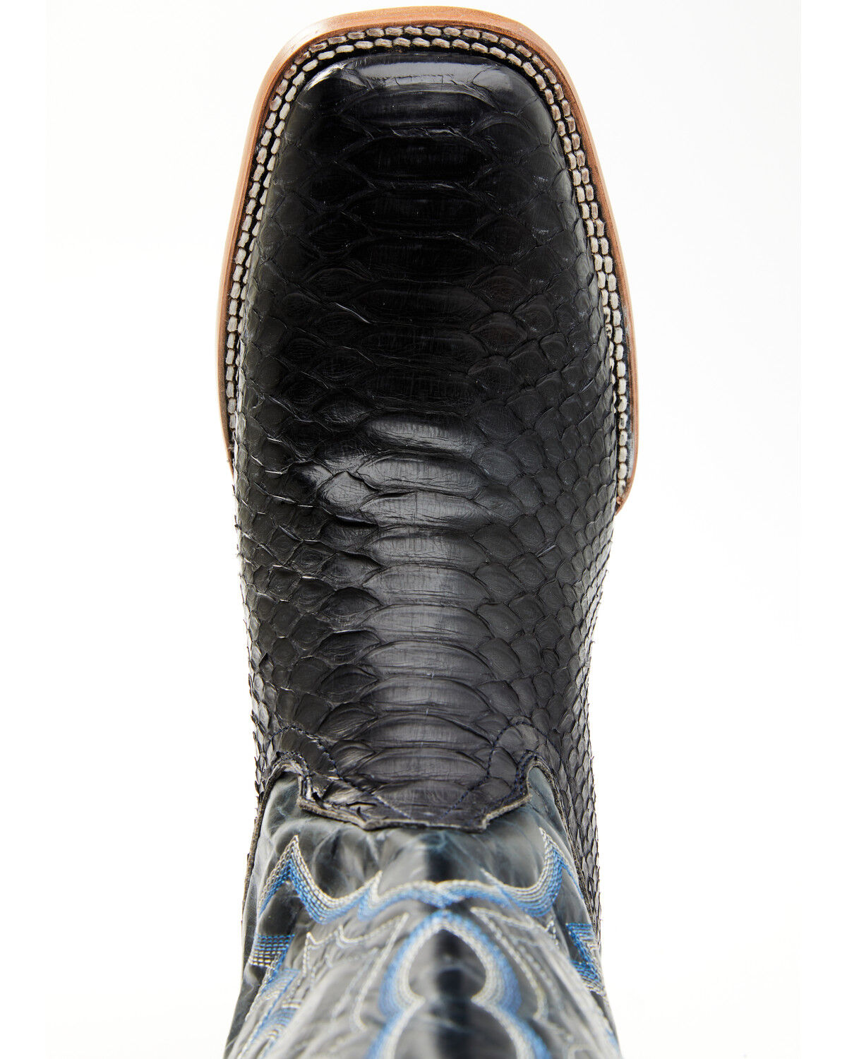 Botas Masculinas estilo Western Python Exotic da Cody James - bico quadrado largo