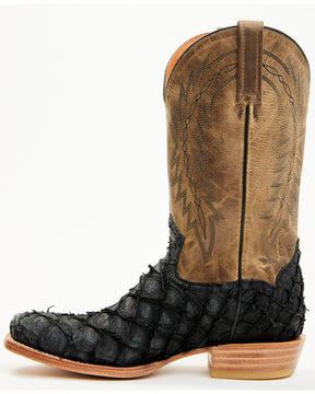 Cody James Vaqueras Exóticas Botas Western Pirarucu Masculinas - Biqueira Quadrada