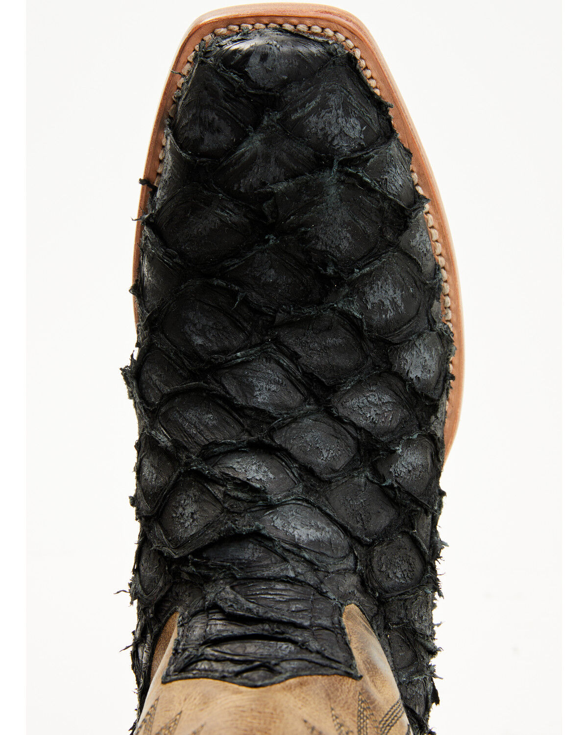Cody James Vaqueras Exóticas Botas Western Pirarucu Masculinas - Biqueira Quadrada