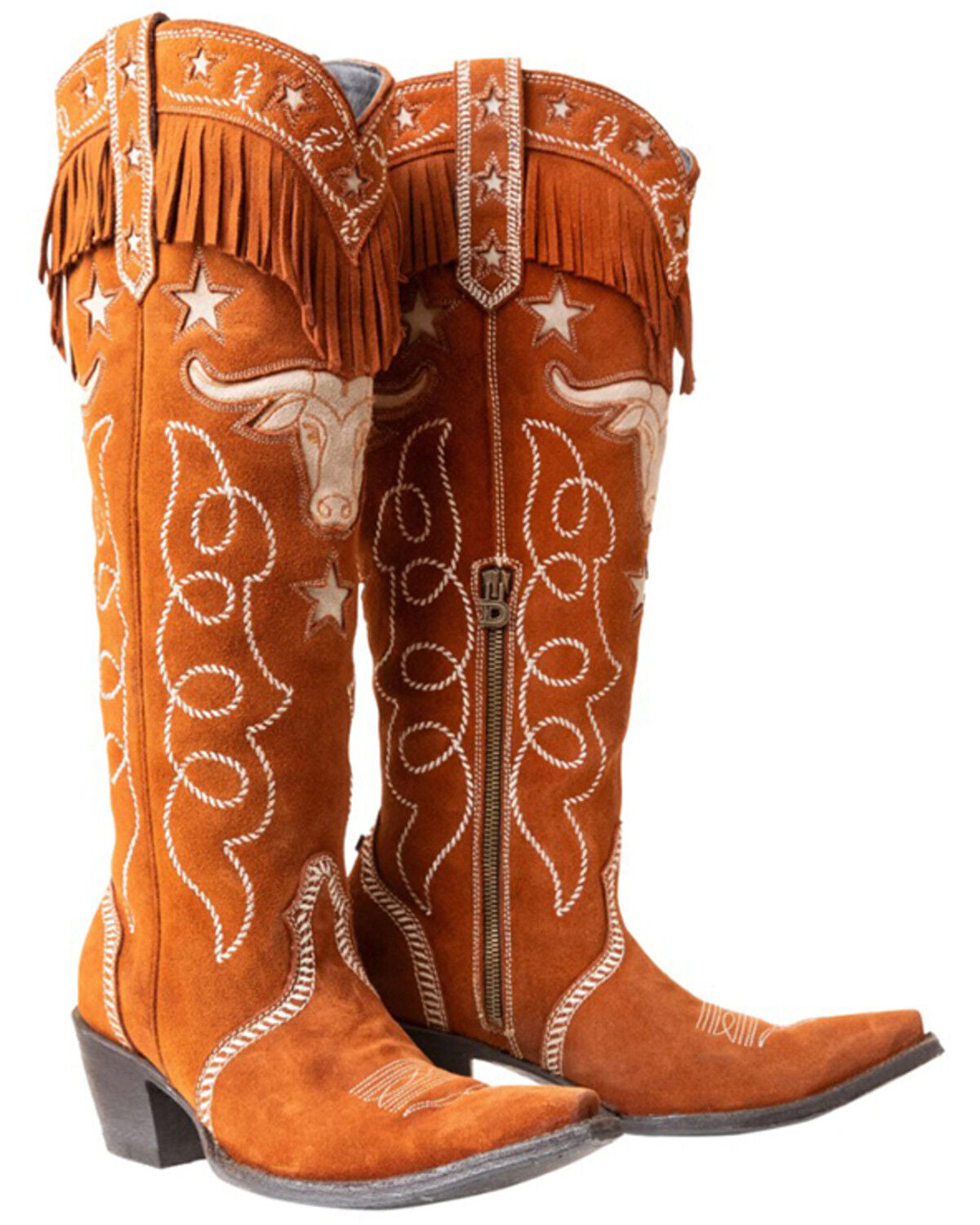 Botas Femininas Double D Ranch Dobie Tall Western - Biqueira Recortada