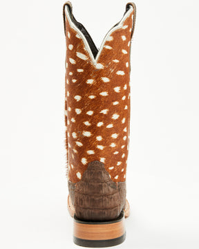 Botas Femininas Ariat Frontier Angelina Exotic Caiman Western - bico quadrado largo