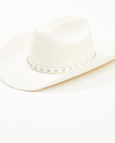 Chapéu Cowboy de lã com strass Feminino Wrangler