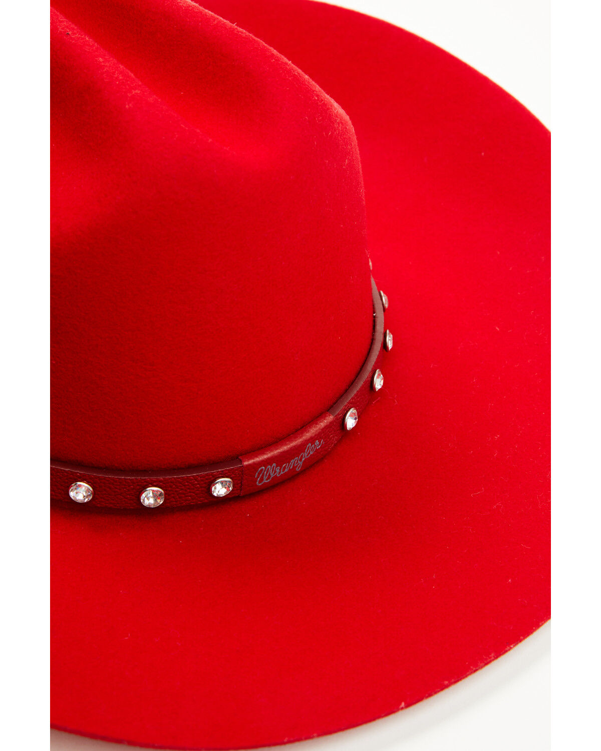 Chapéu Cowboy de lã com strass Feminino Wrangler