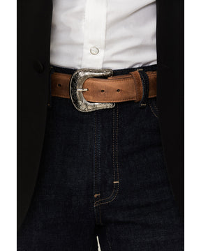 Cinto de couro liso masculino Cody James Black 1978™