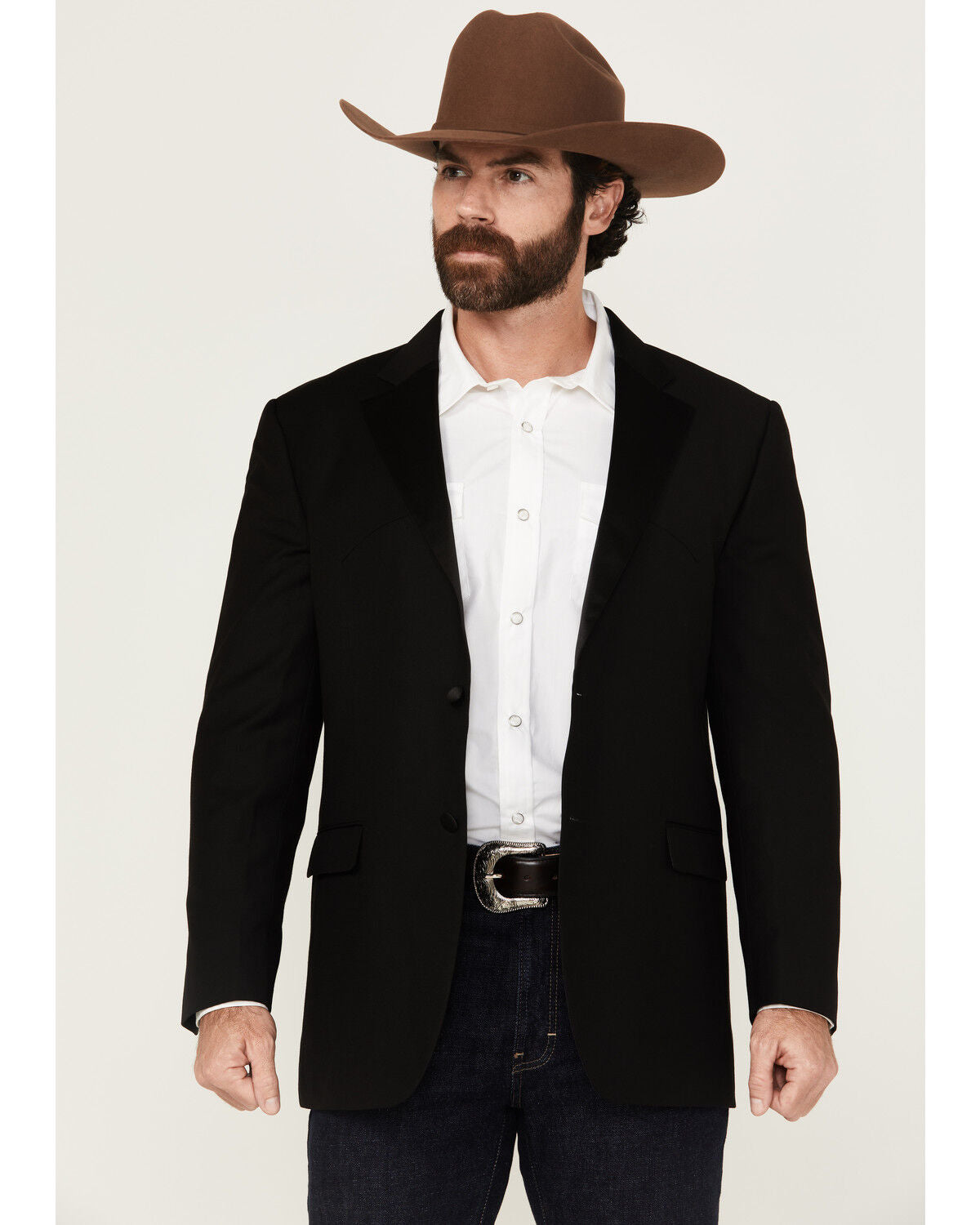 Cinto de couro liso masculino Cody James Black 1978™