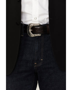 Cinto de couro liso masculino Cody James Black 1978™
