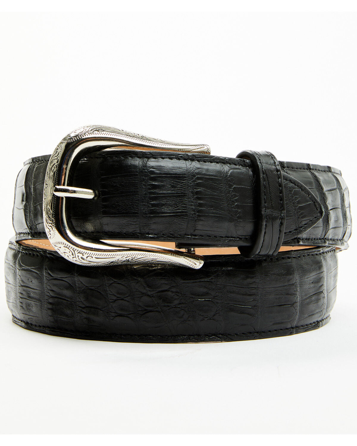 Cinto de couro masculino Cody James Black 1978™ Sutton Exotic Caiman Tail