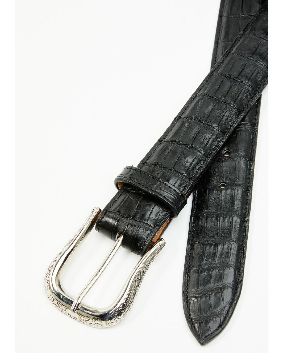 Cinto de couro masculino Cody James Black 1978™ Sutton Exotic Caiman Tail