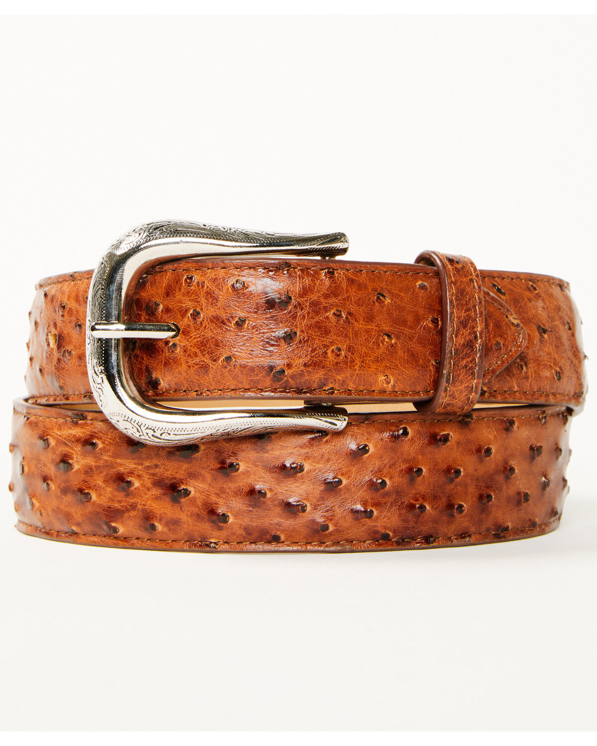 Cinto masculino Cody James Black 1978™ Dawson Exotic Full Quill em couro de avestruz
