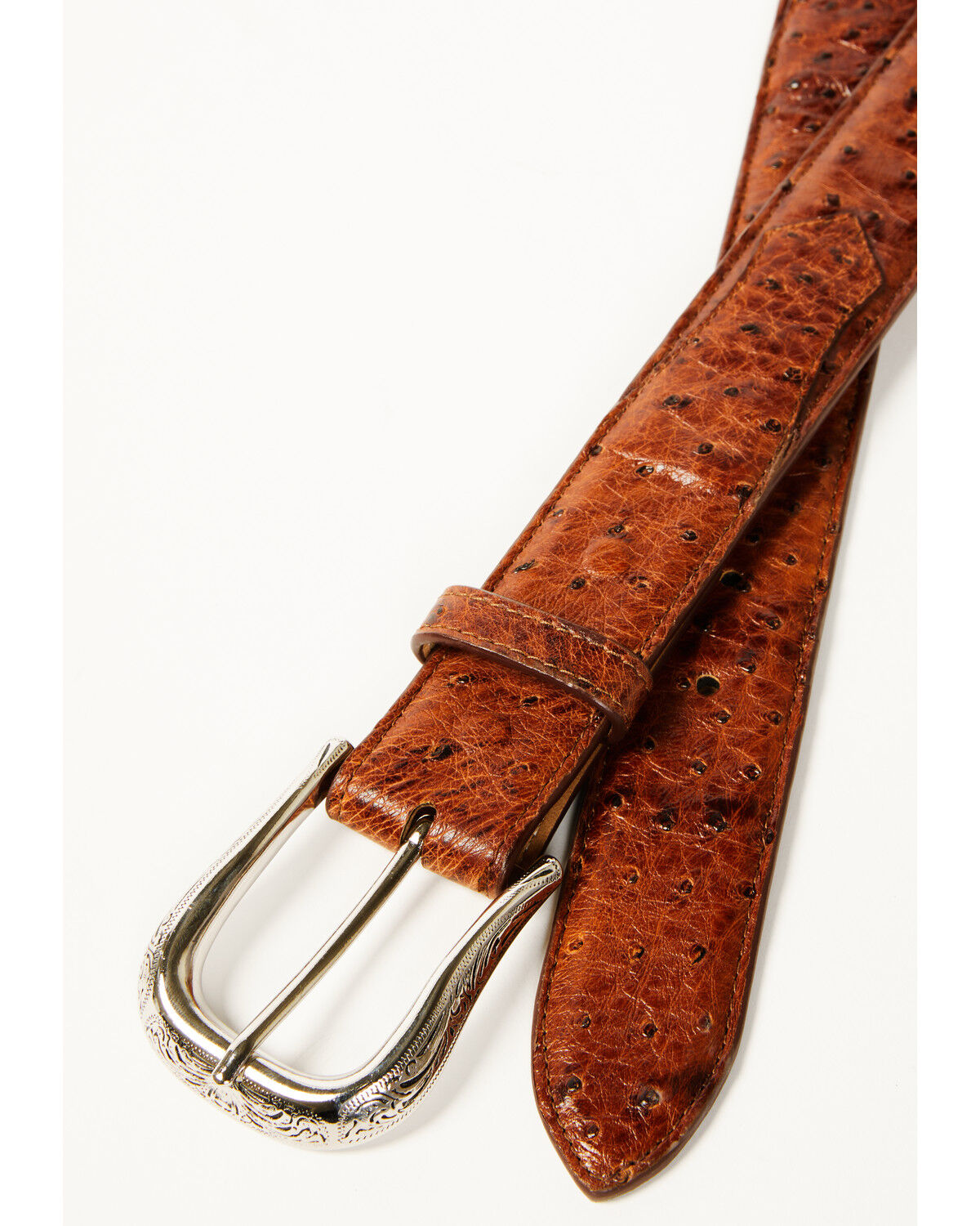 Cinto masculino Cody James Black 1978™ Dawson Exotic Full Quill em couro de avestruz