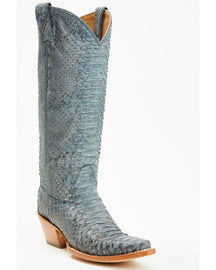 Botas Femininas Idyllwind Slay Exotic Python Tall Western - Biqueira Achatada