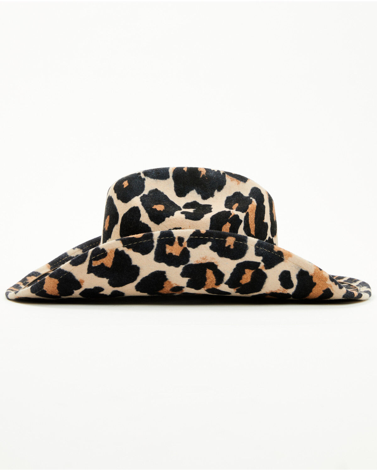 Chapéu Cowboy com estampa de leopardo Feminino Shyanne
