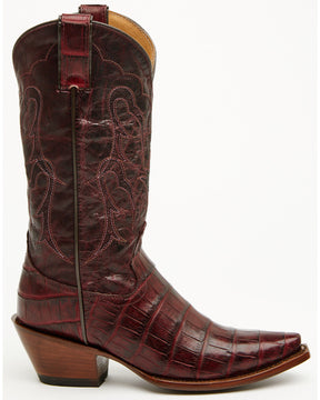 Botas Femininas Shyanne Aspen Exotic American Alligator Western - Biqueira Achatada