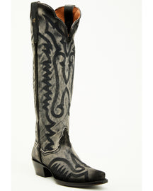 Botas Femininas Dan Post Denim Darlin' Tall Western - Biqueira cortada
