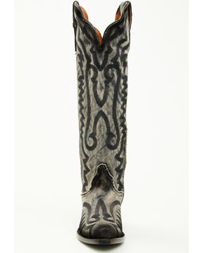 Botas Femininas Dan Post Denim Darlin' Tall Western - Biqueira cortada
