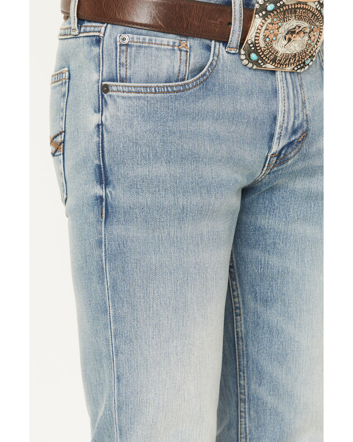 Calça Jeans Masculina RANK 45® Bunker Wash Ambush Slim Straight Stretch Denim